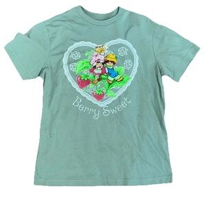 Strawberry shortcake Berry Sweet womens Graphic Tee - Seafoam Green